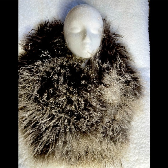 Karl Donoghue shearling scarf - Picture 1 of 7